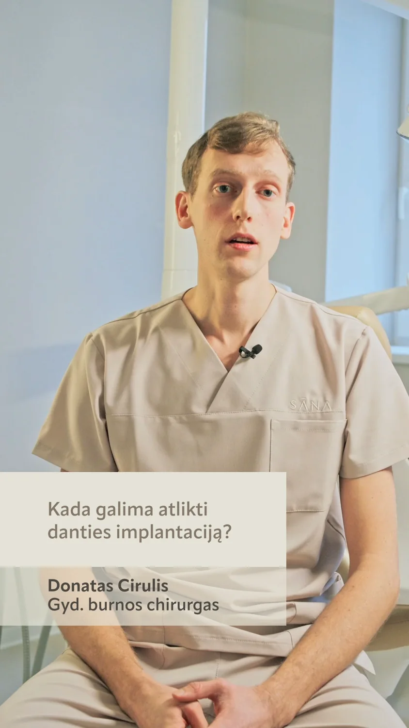 Donatas Cirulis – gydytojas burnos chirurgas